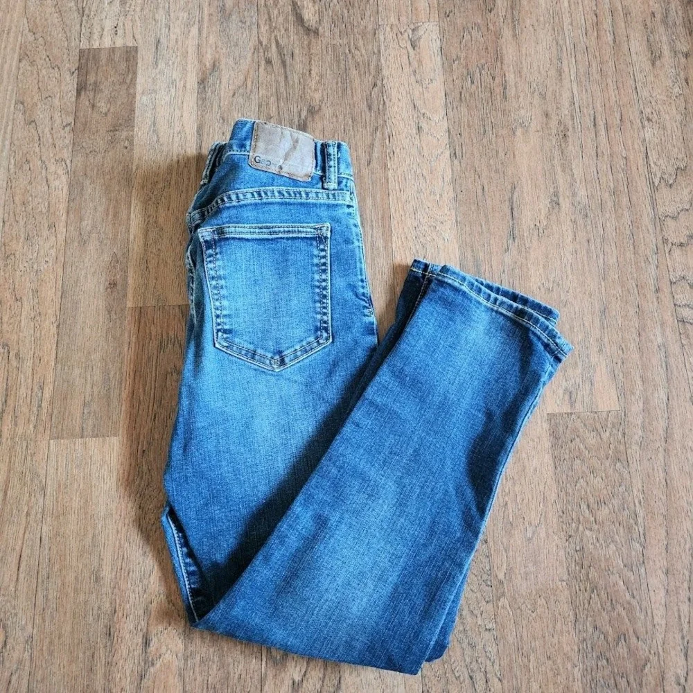 GapKids 1969 Boys Slim Fit Jeans Medium Wash Blue Size 10 Regular Stretch 631